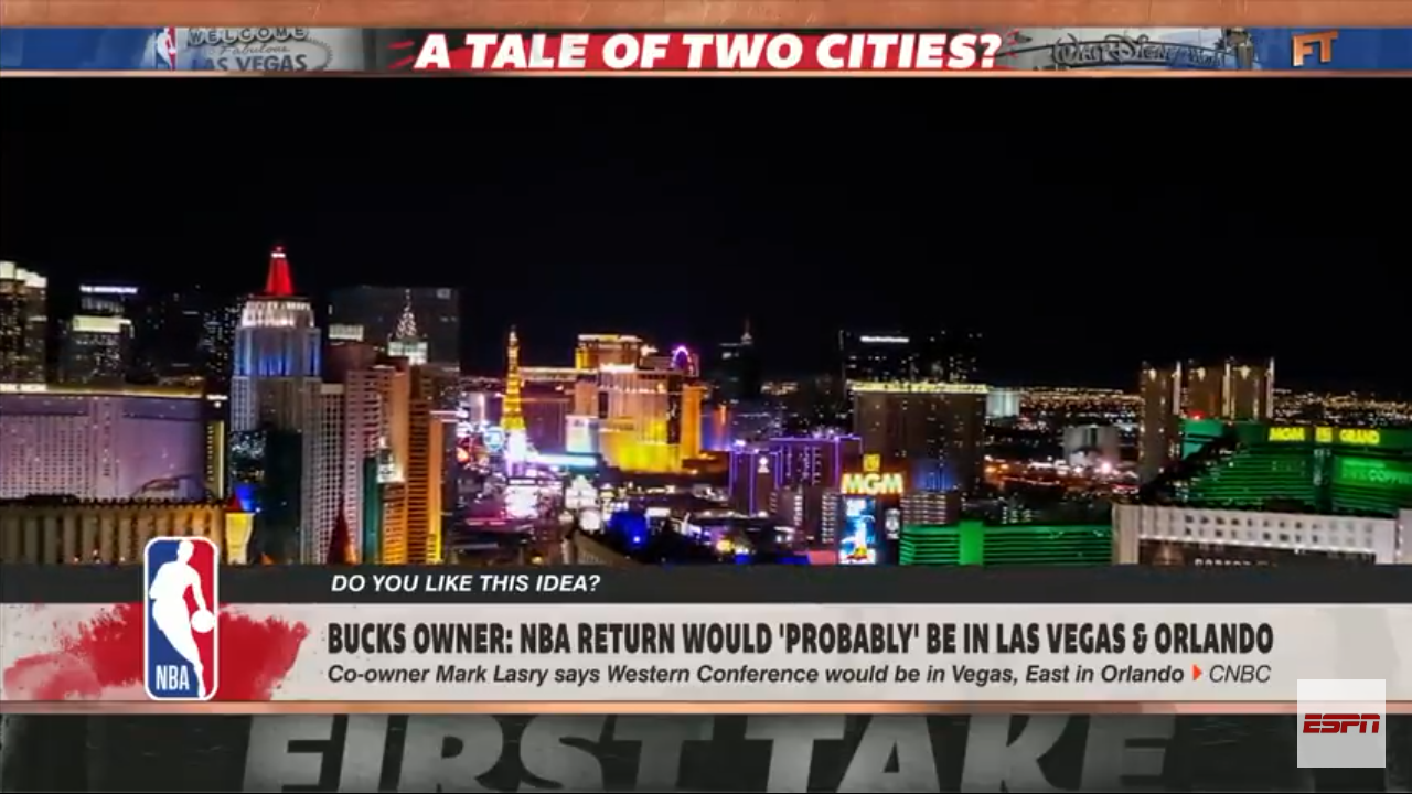 NBA PLAYOFFS IN LAS VEGAS & ORLANDO