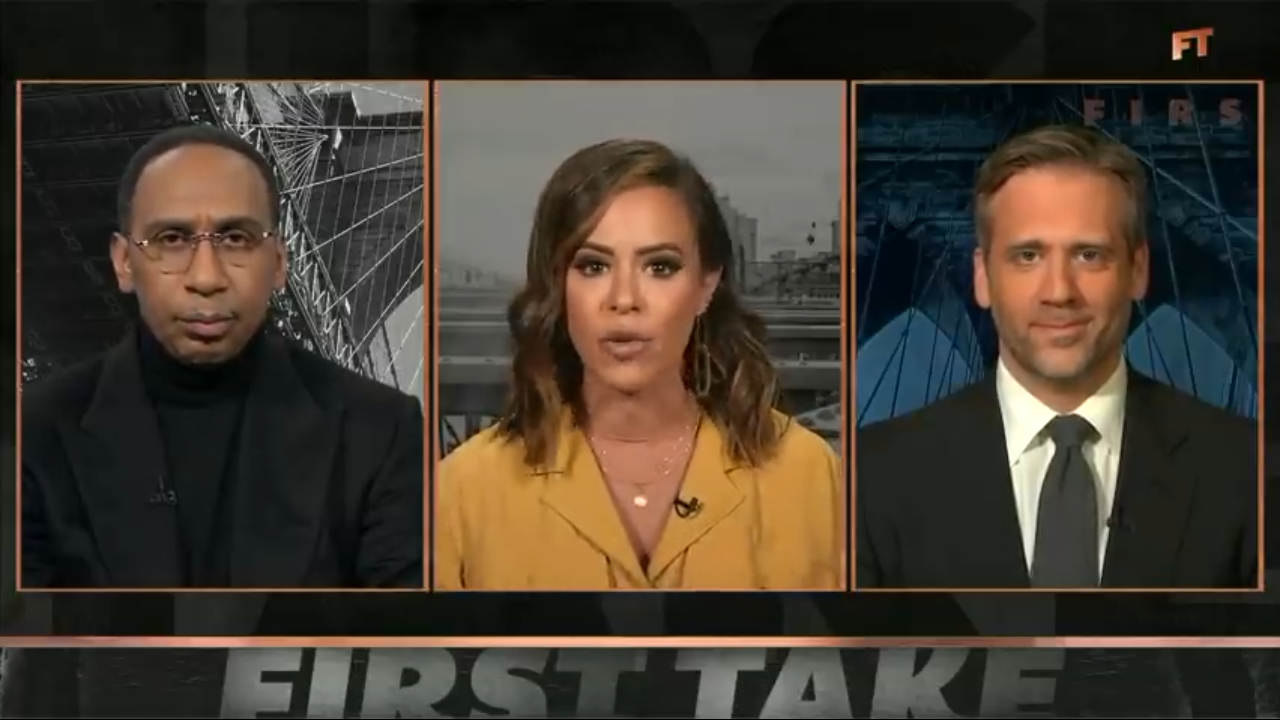 FIRST TAKE critical of Patriots vs Rams Thursday Night match up.
