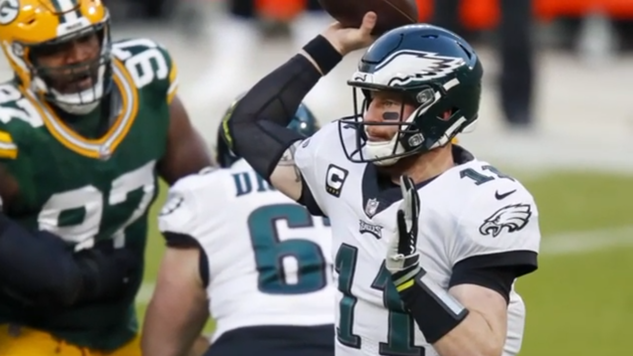 The Eagles bench Carson Wentz week 14 vs Saints