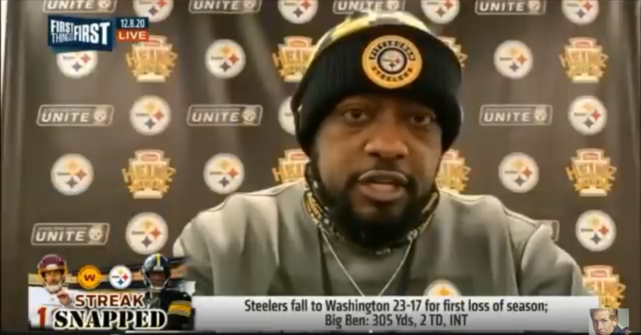 Steelers blow 14 point. First loss this season.