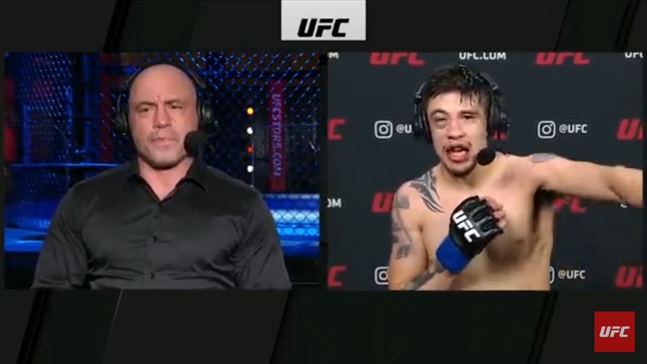 Moreno Post fight interview
