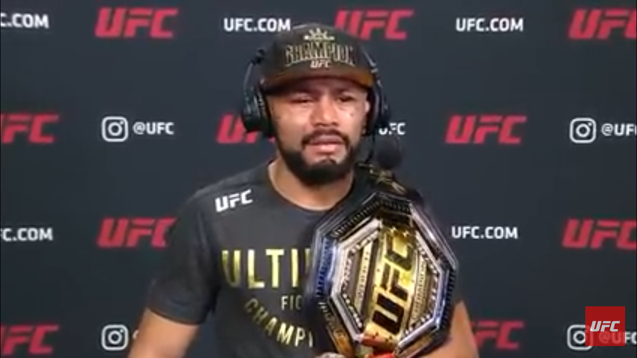 Figueiredo Post fight interview