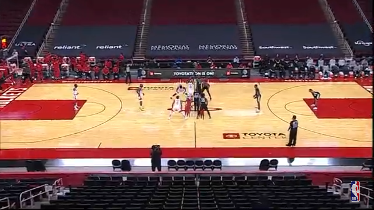 Spurs at Rockets Preseason Game Highlights