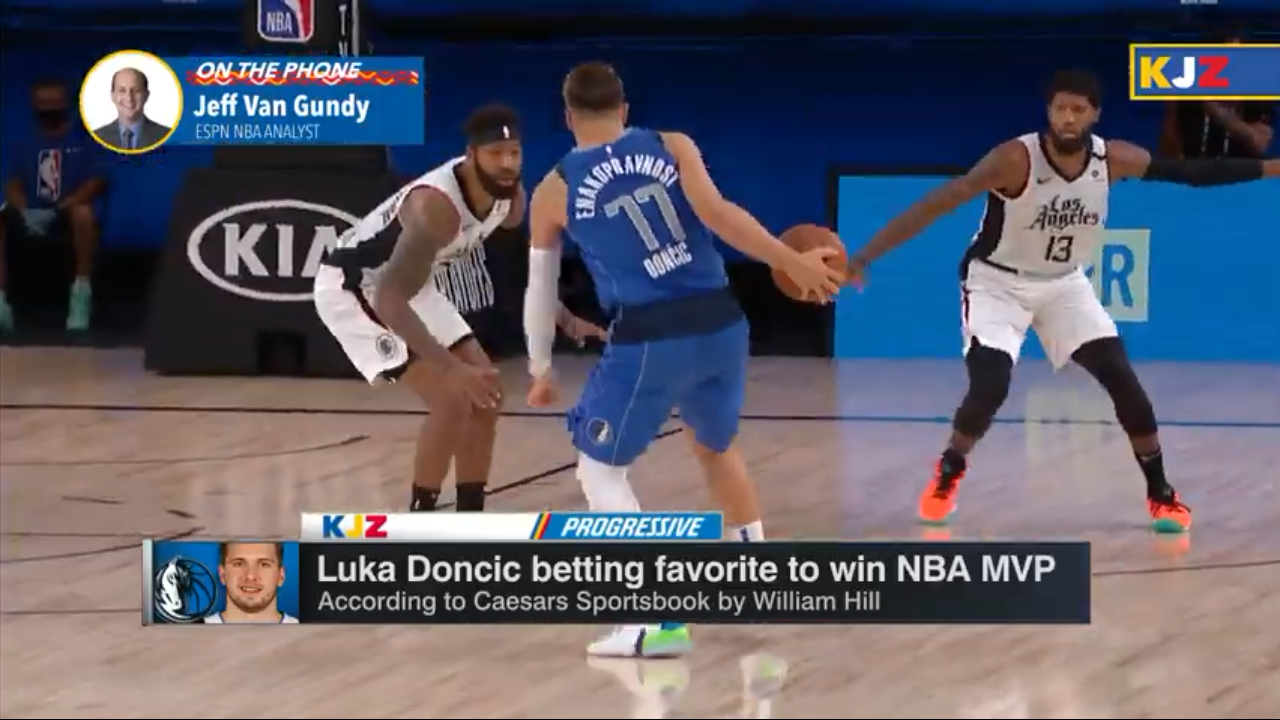 luka Doncic favorite to win NBA MVP.