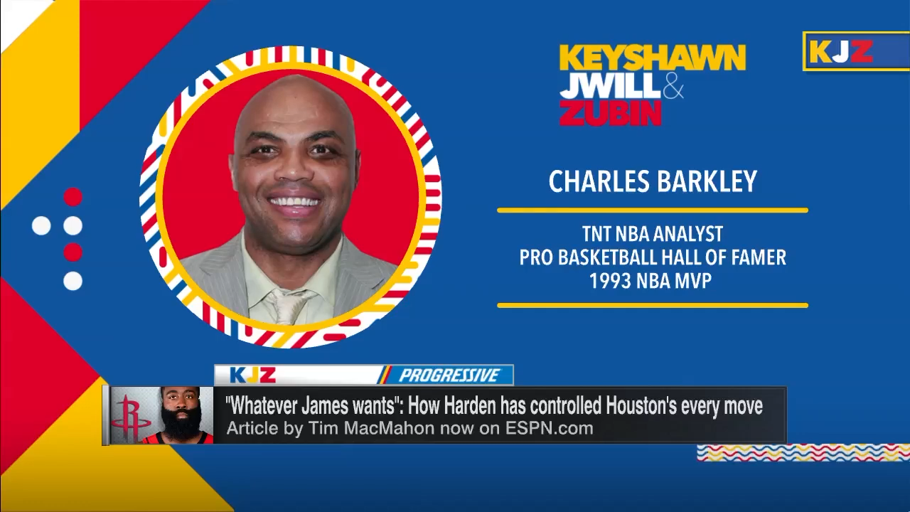 Charles Barkley talks about seeing Harden in a new System.
