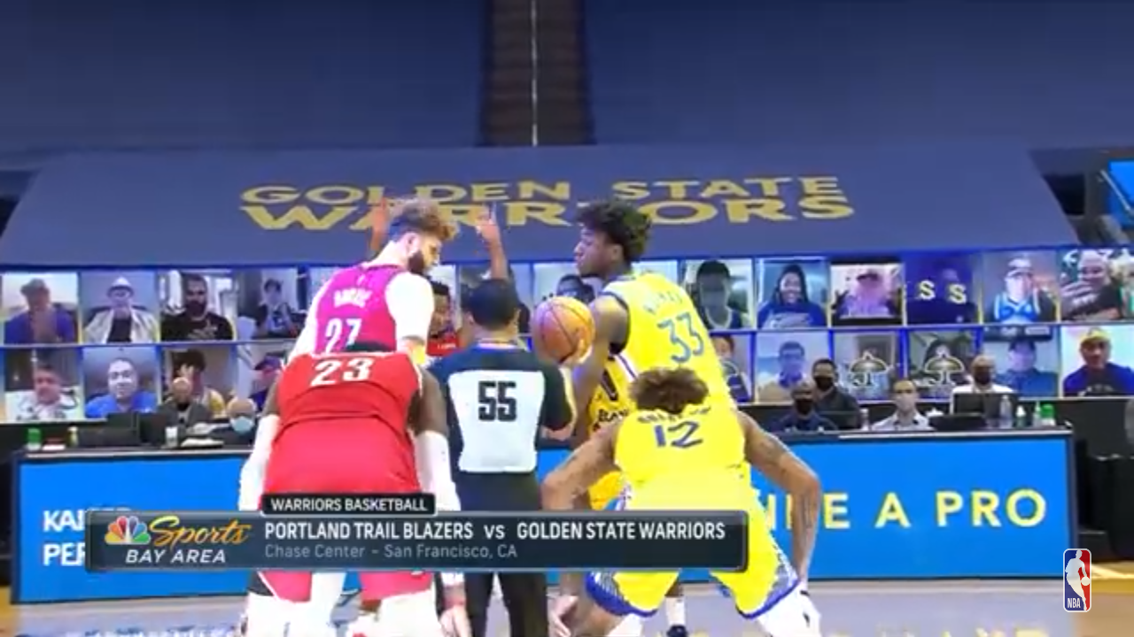 Blazers @ Warriors Game Highlights