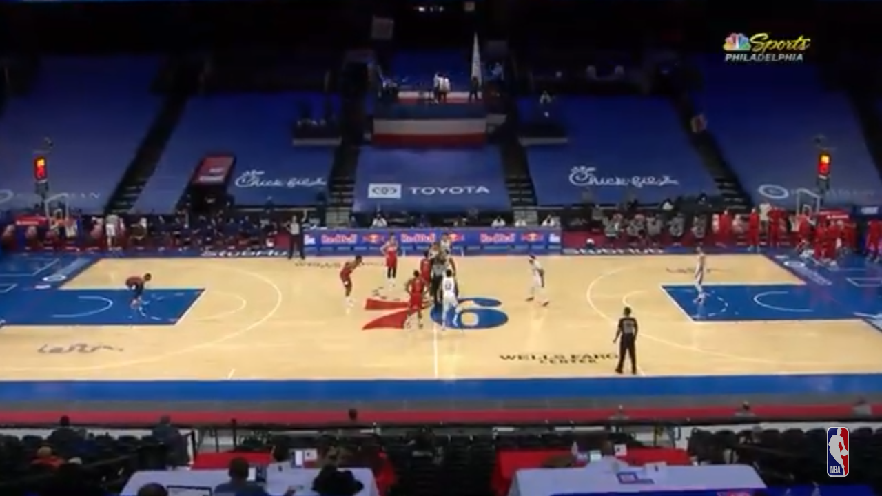 Wizards @ 76ers Game Highlights