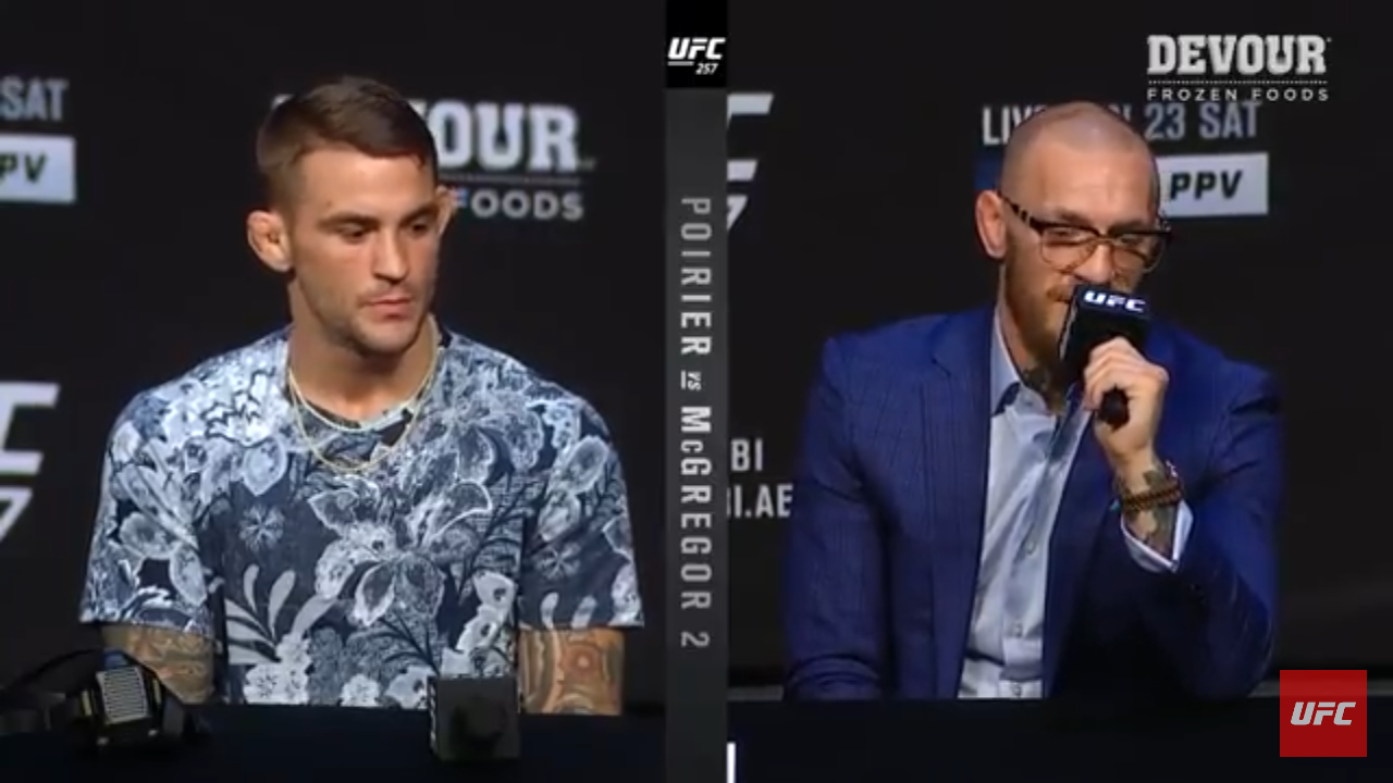UFC 257: Dustin Poirier vs. Conor McGregor 2 Ceremonial Weigh-Ins