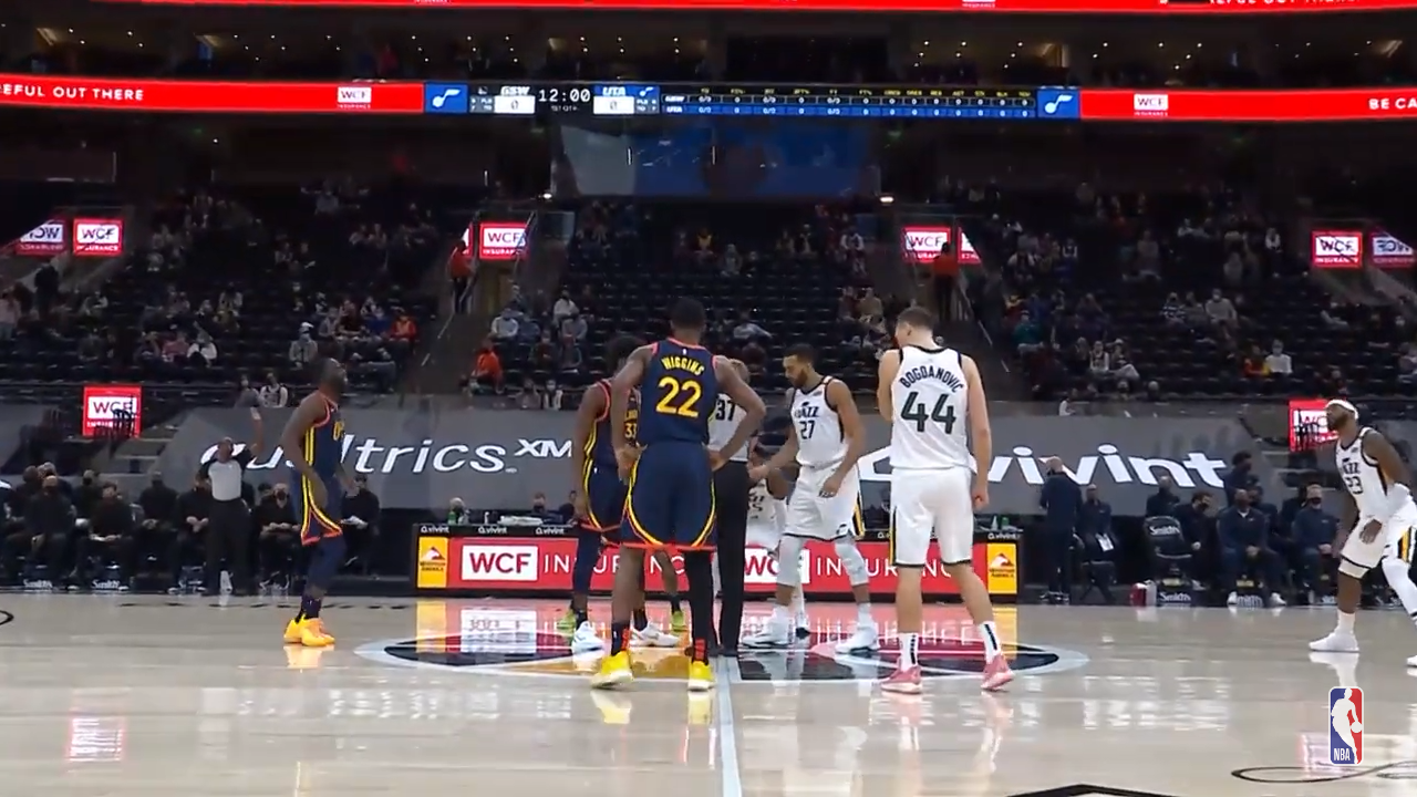 Warriors @ Jazz Game Highlights