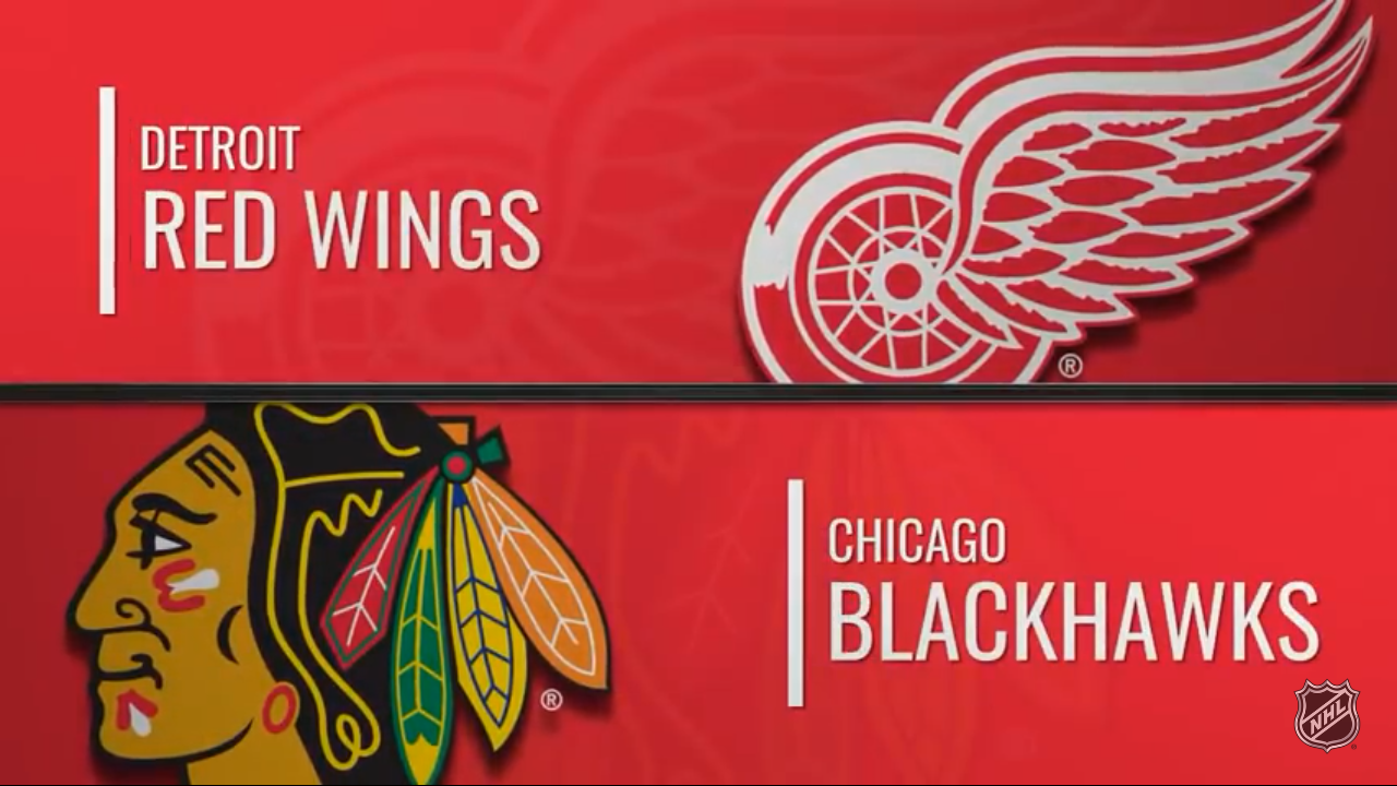 Red Wings @ Blackhawks Game Highlights