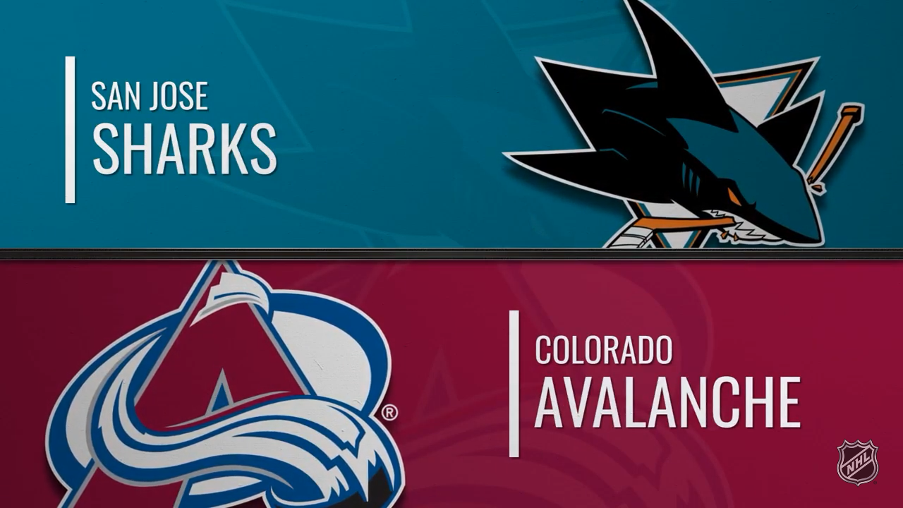 Sharks @ Avalanche Game Highlights