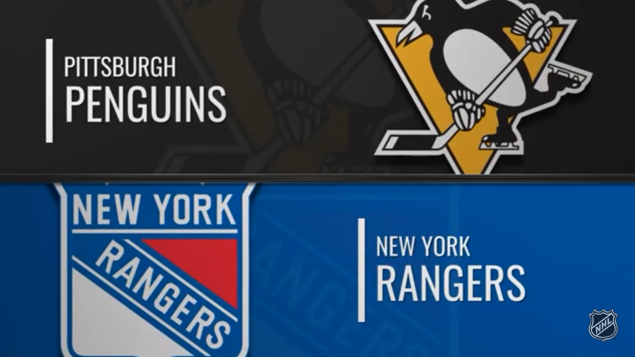 Penguins @ Rangers Game Highlights