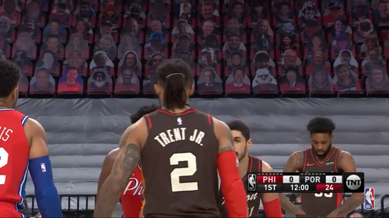 76ers @ Blazers Game Highlights