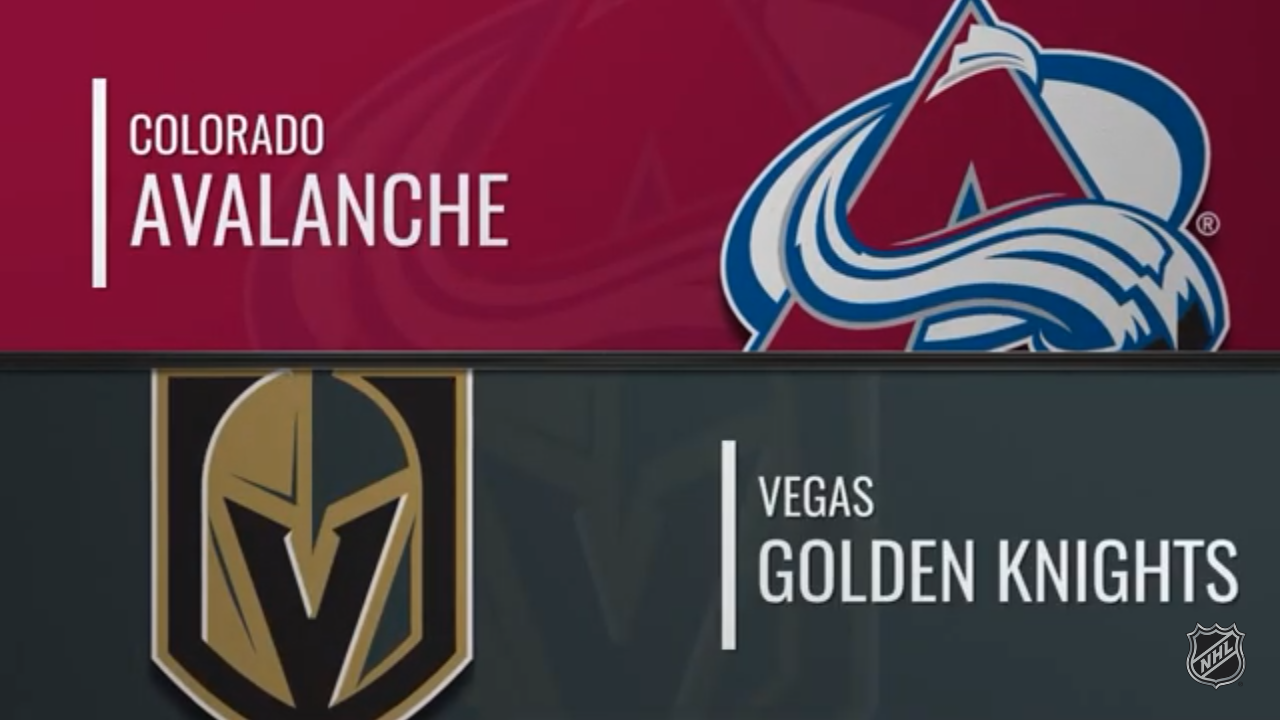 Avalanche @ Golden Knights Game Highlights