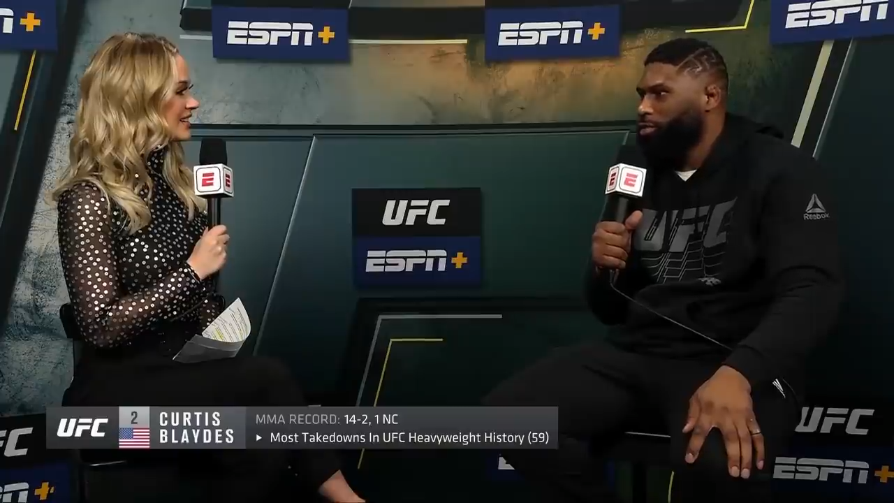 Curtis Blaydes ‘more than’ ready vs. Derrick Lewis