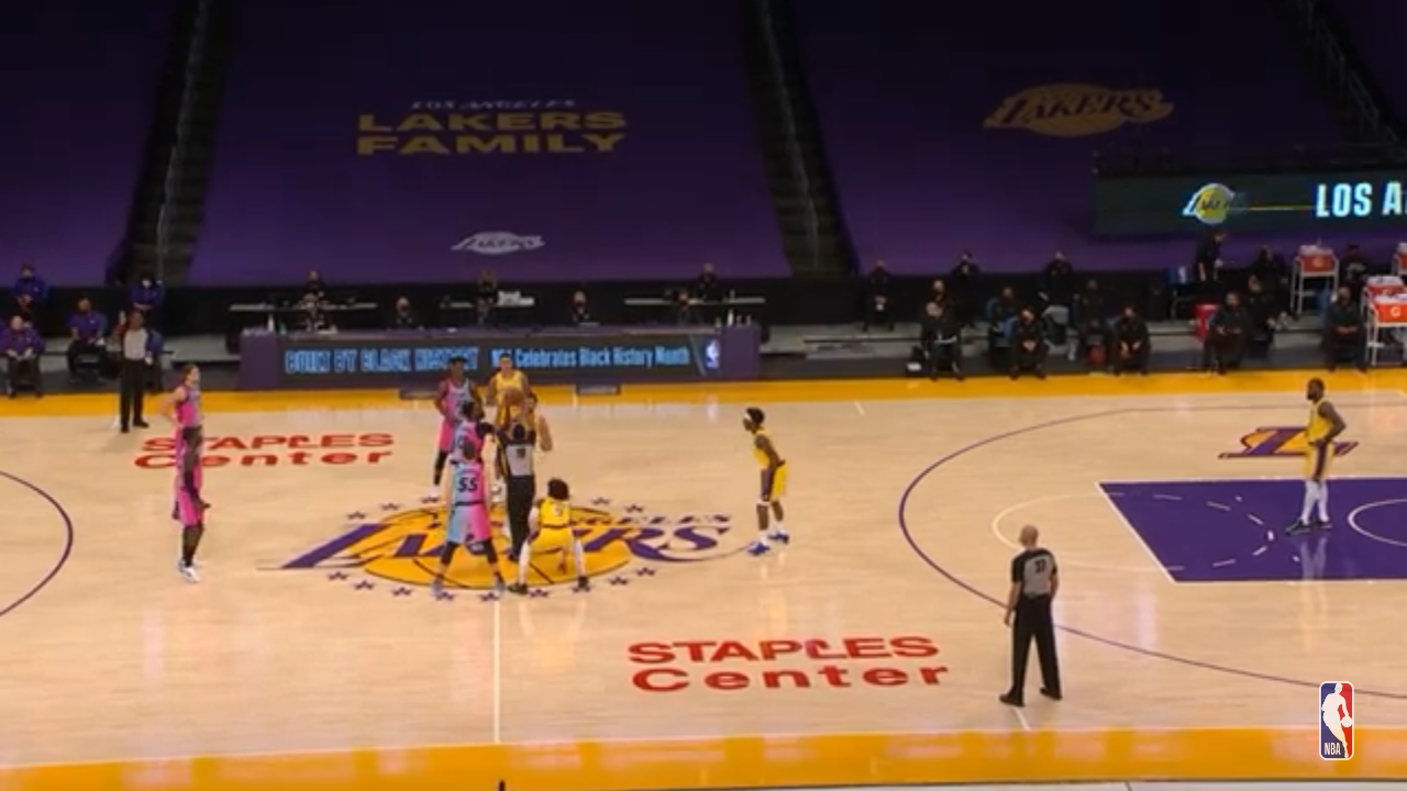 Heat @ Lakers Game Highlights