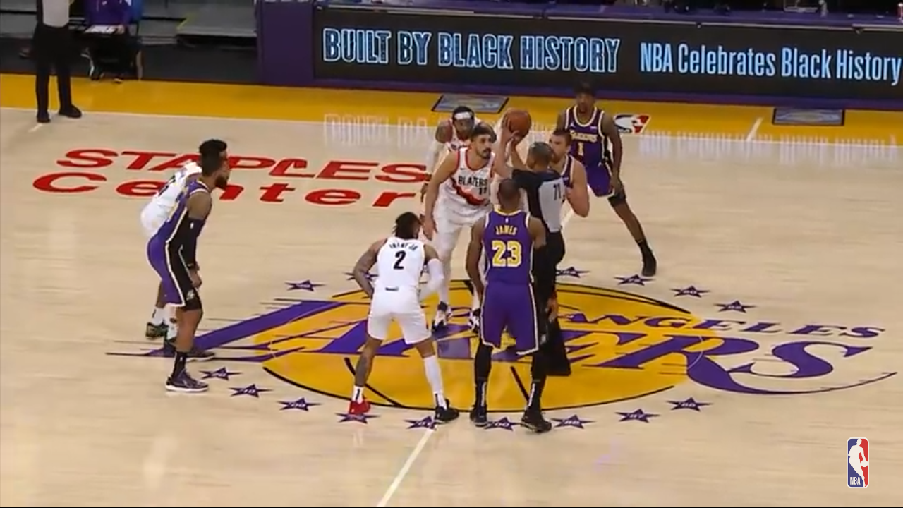 Blazers @ Lakers Game Highlights