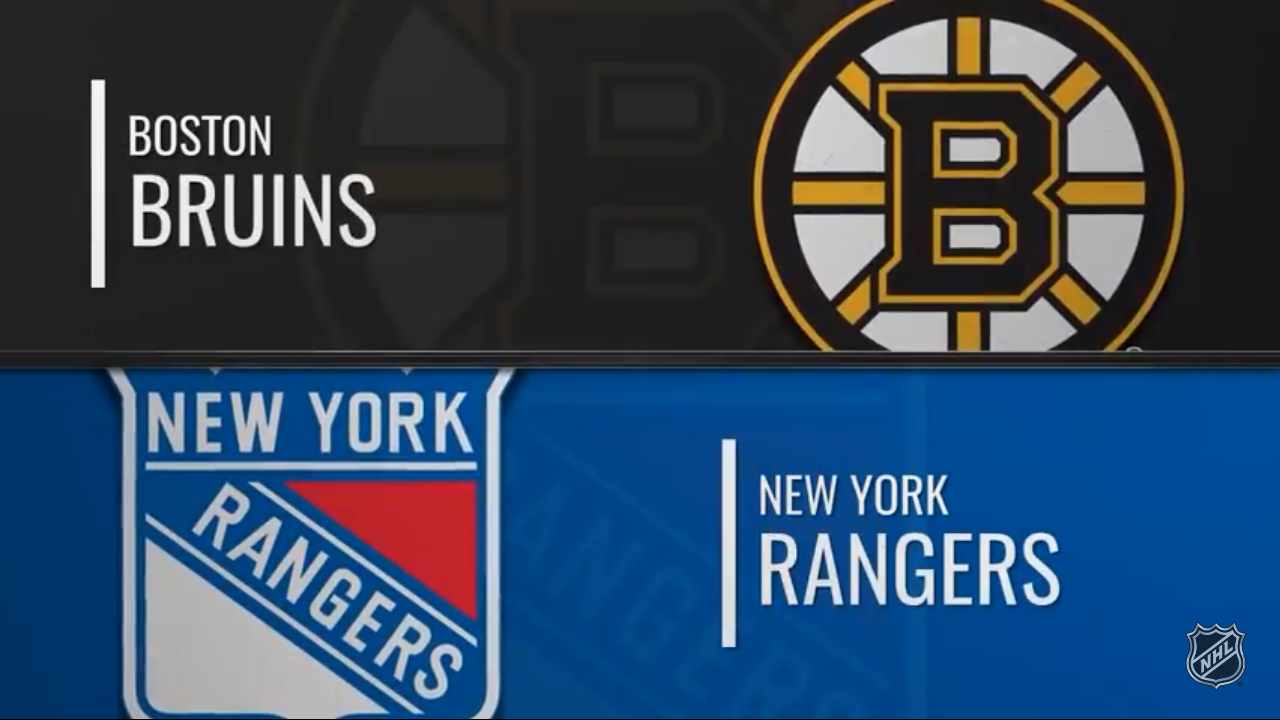 Bruins @ Rangers Game Highlights
