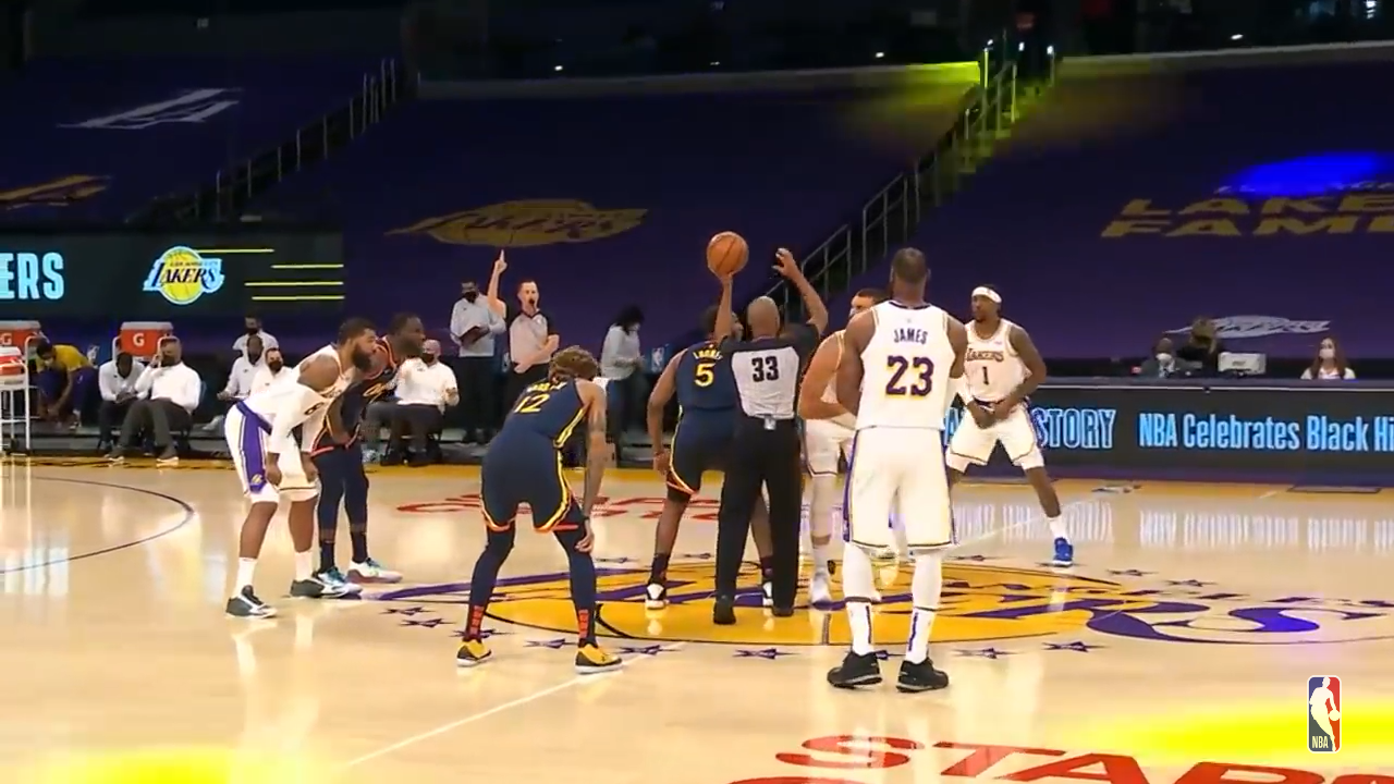 Warrior @ Lakers Game Highlights