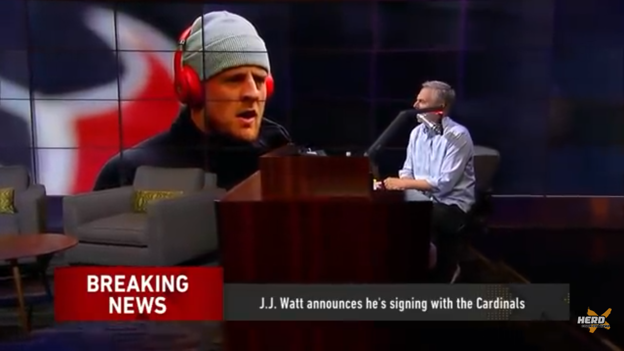 J.J. Watt signs with the Arizona Cardinals