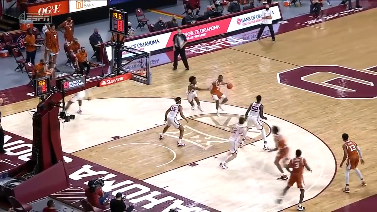 15 Texas @ 16 Oklahoma M NCAAB Game Highlights