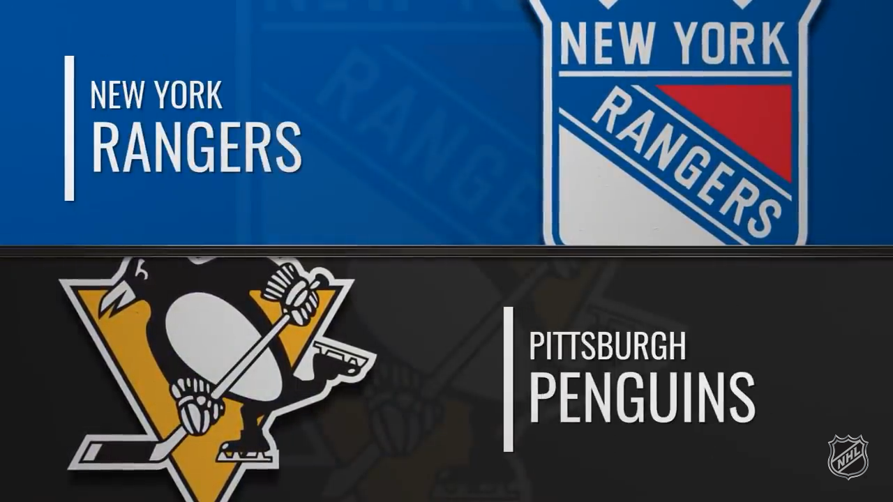 Rangers @ Penguins Game Highlights