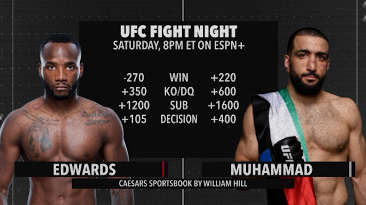 Best Bets Leon Edwards vs. Belal Muhammad