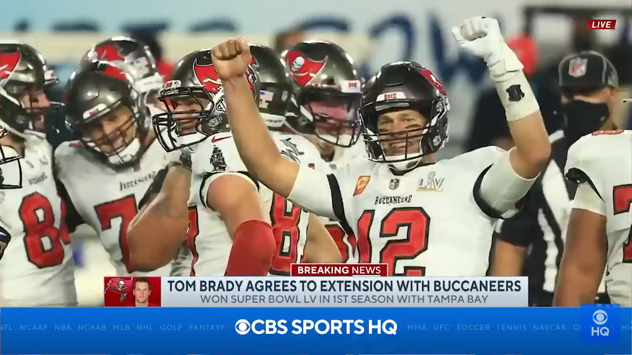 Tom Brady Signs Contract Extension with the Tampa Bay Buccaneers