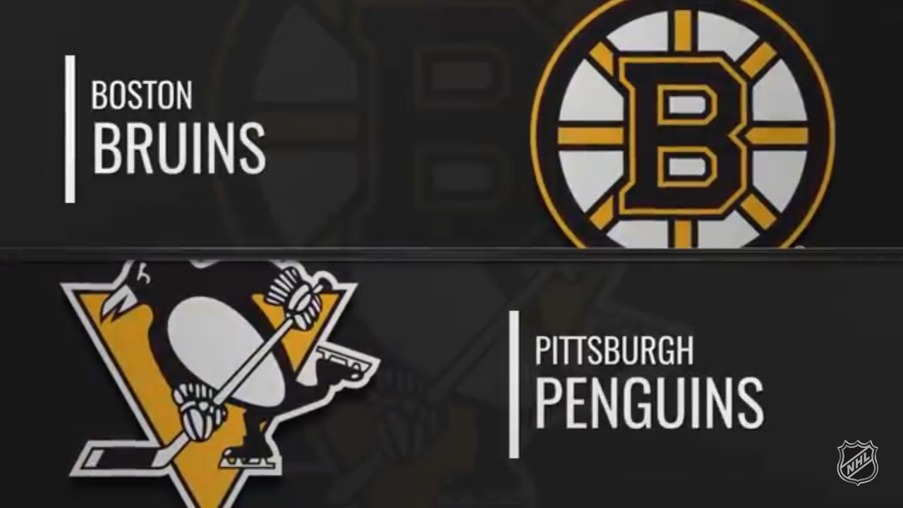 Bruins @ Penguins Game Highlights