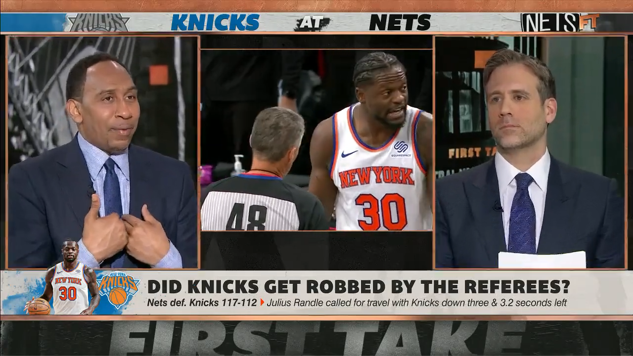 Stephen A.’s emotional reaction to the Knicks losing to the Nets