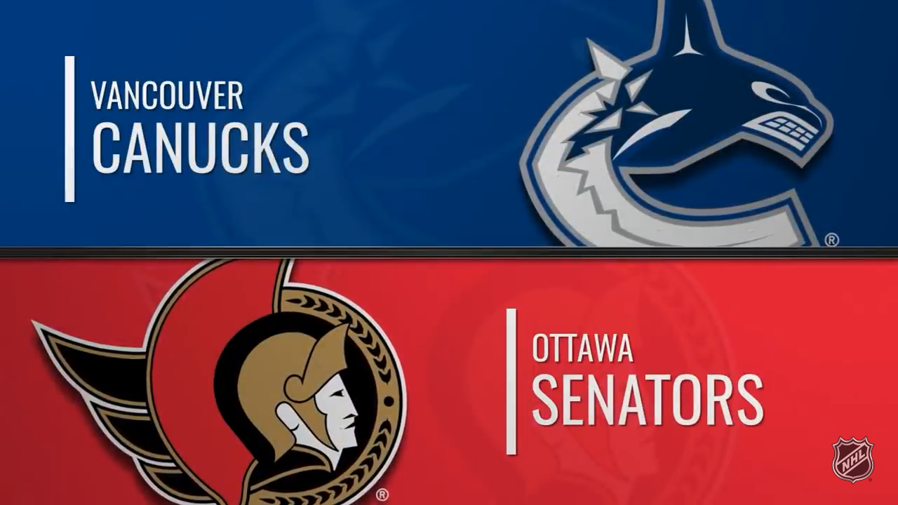 Canucks @ Senators Game Highlights