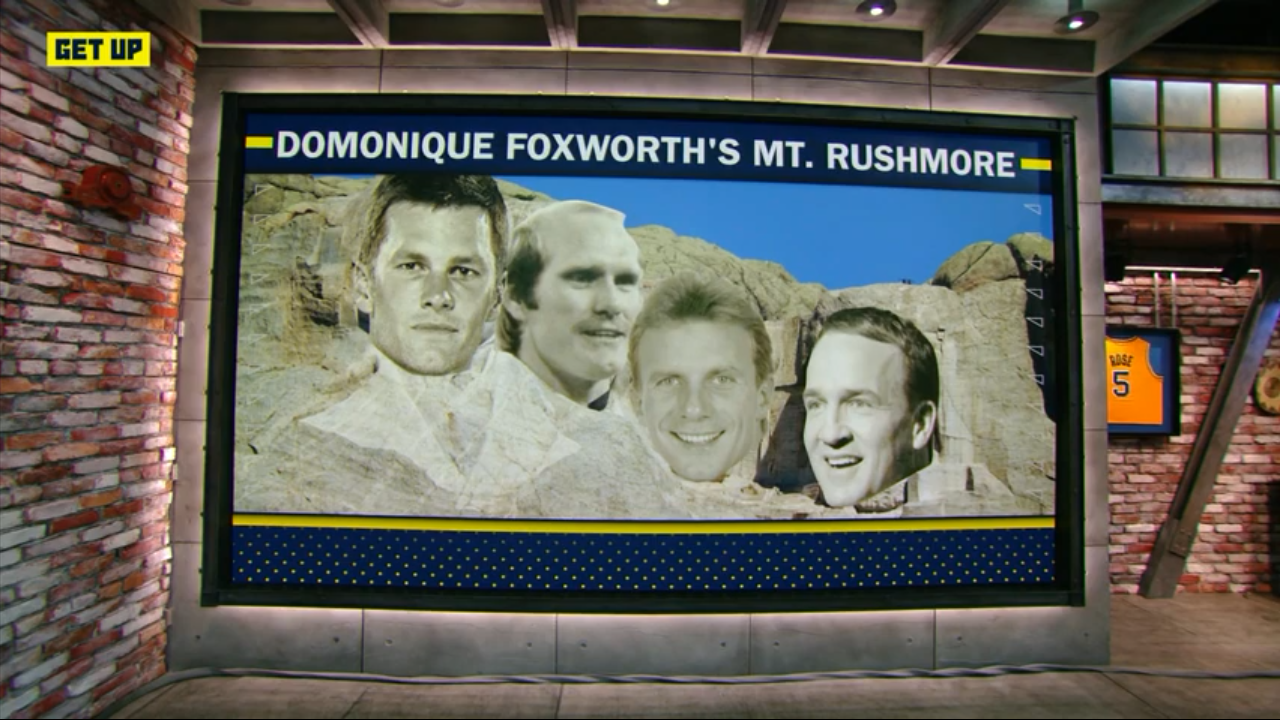 Who’s on the Mt. Rushmore of quarterbacks?