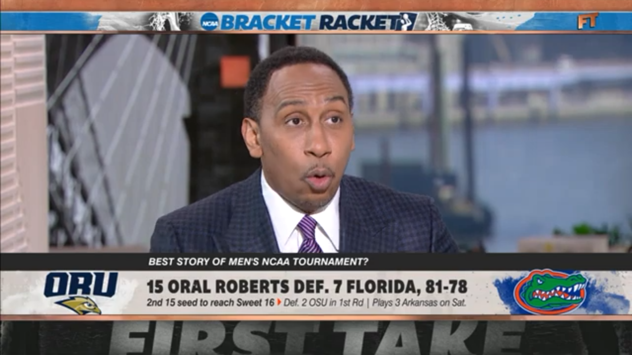 Stephen A. is hyped about Oral Roberts making the Sweet 16