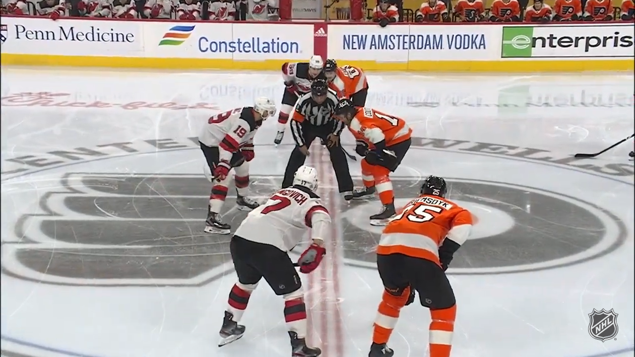 Devils @ Flyers Game Highlights