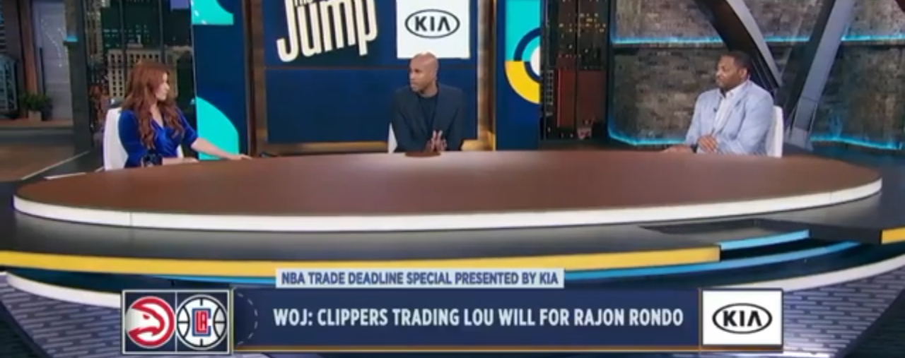 The Hawks trade Rajon Rondo to the Clippers for Lou Williams