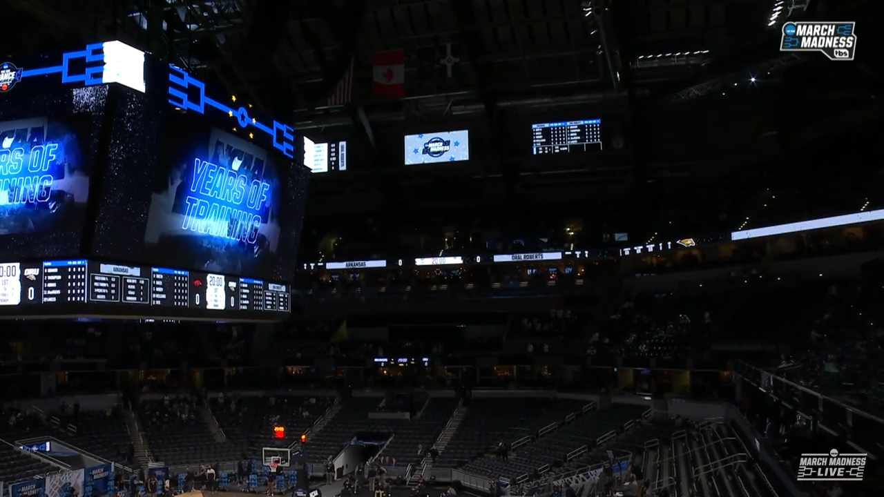 Oral Roberts vs. Arkansas Sweet 16 NCAA tournament  highlights