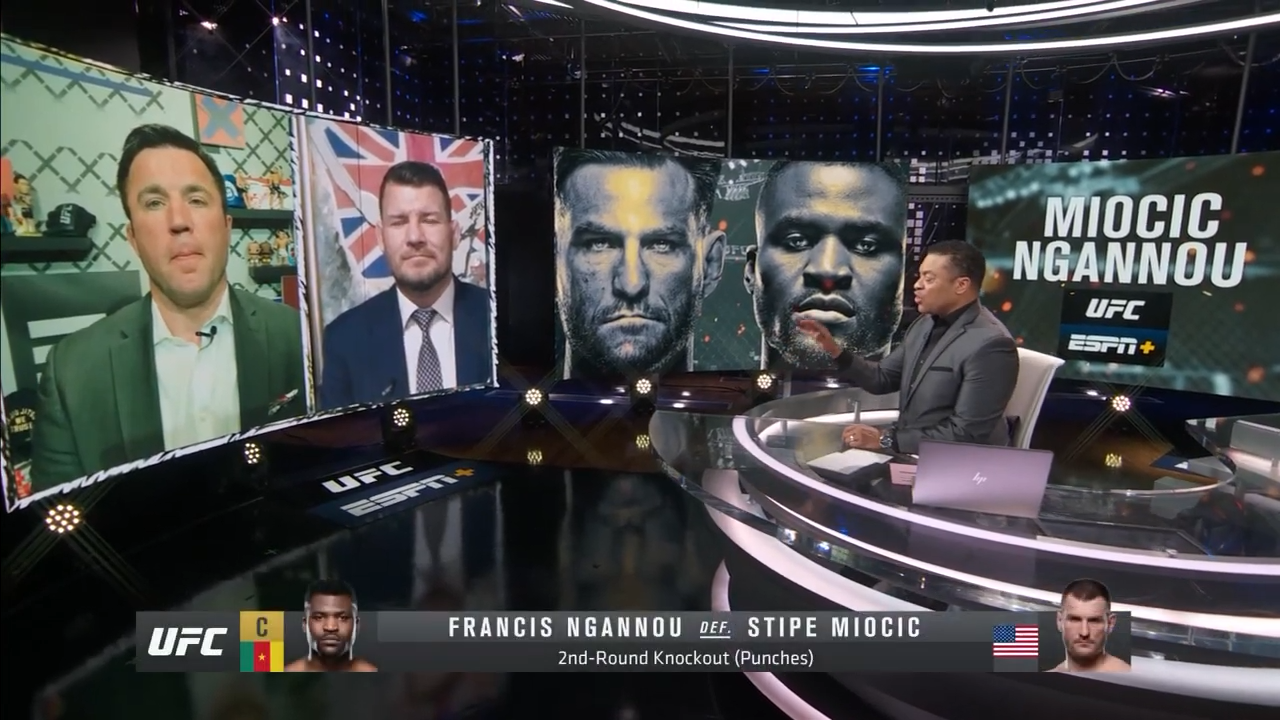 Reaction to Francis Ngannou’s knockout win vs. Stipe Miocic UFC 260 Post Show