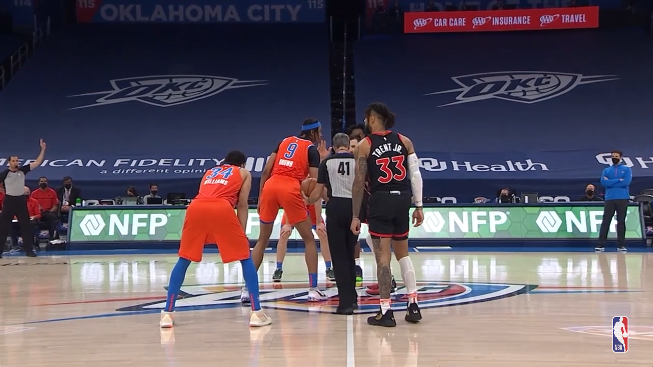 RAPTORS @ THUNDER GAME HIGHLIGHTS