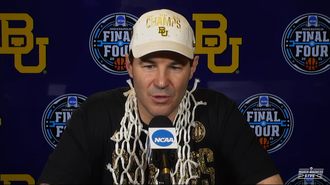 Baylor National Final Postgame Press Conference – 2021 NCAA Tournament