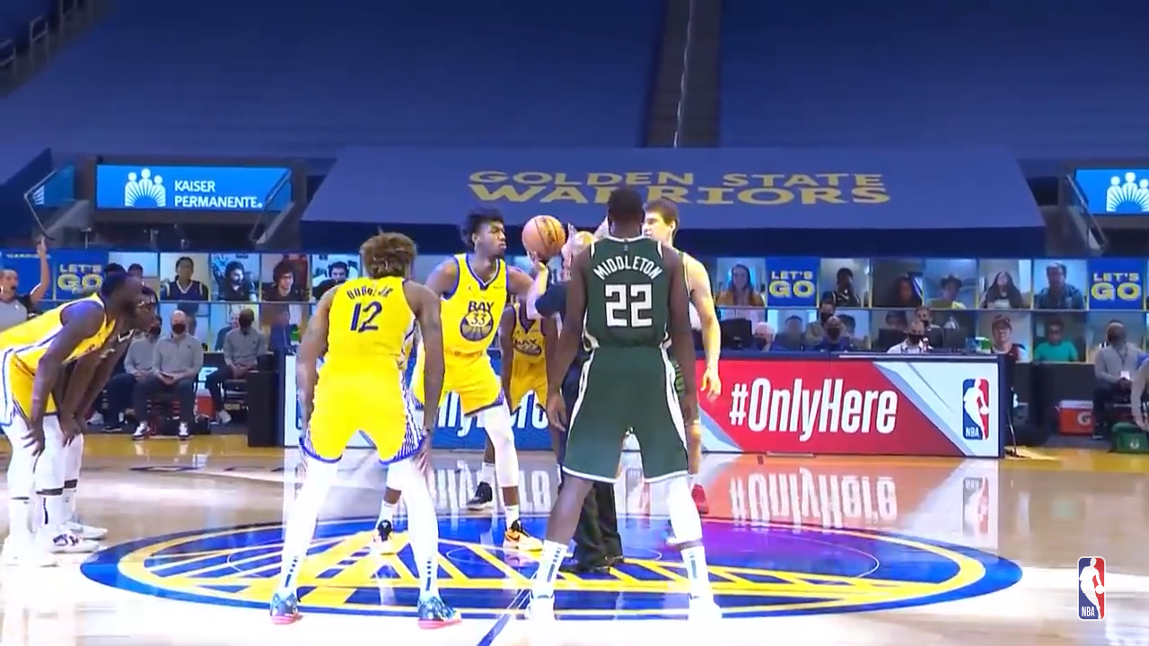 BUCKS @ WARRIORS GAME HIGHLIGHTS