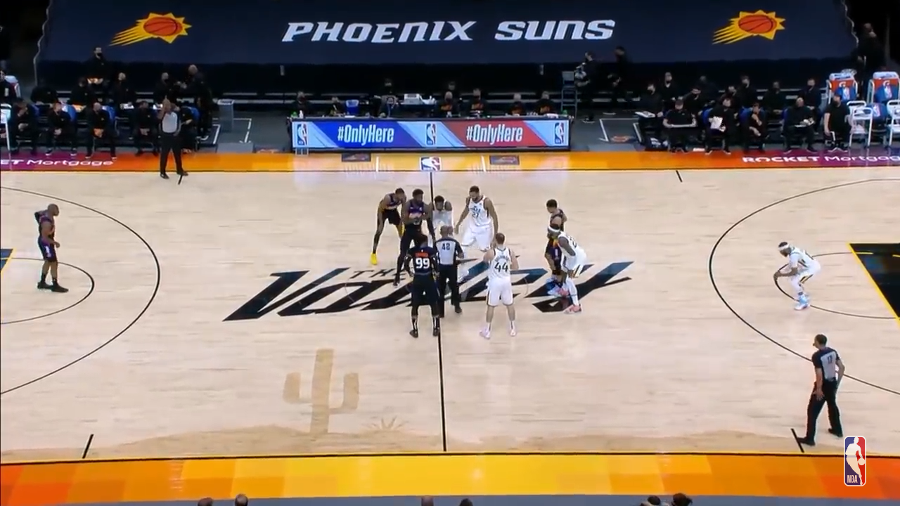 JAZZ @ SUNS GAME HIGHLIGHTS