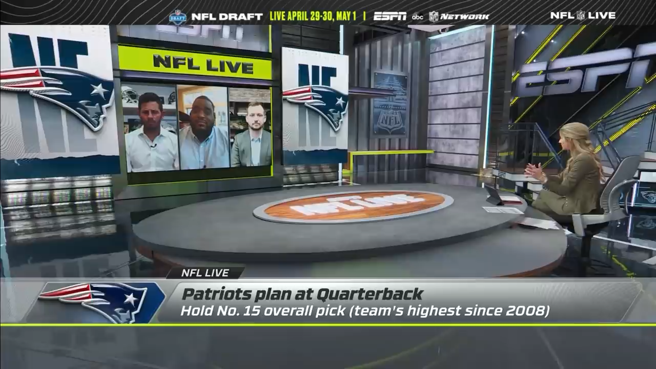 The Patriots need to trade up and draft a QB