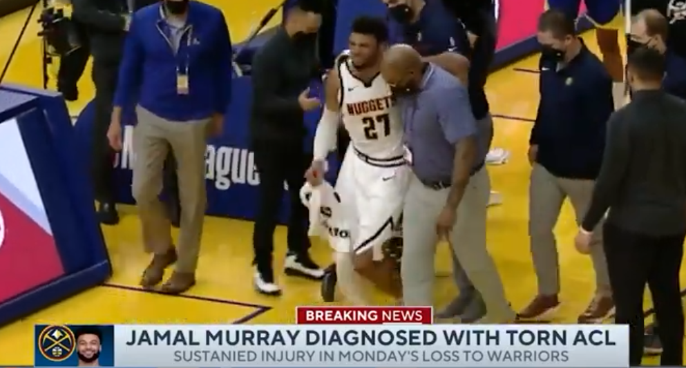 Jamal Murray Diagnosed with Torn ACL