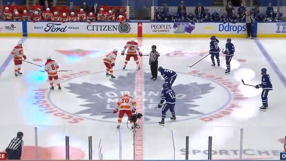 Flames @ Maple Leafs NHL Highlights