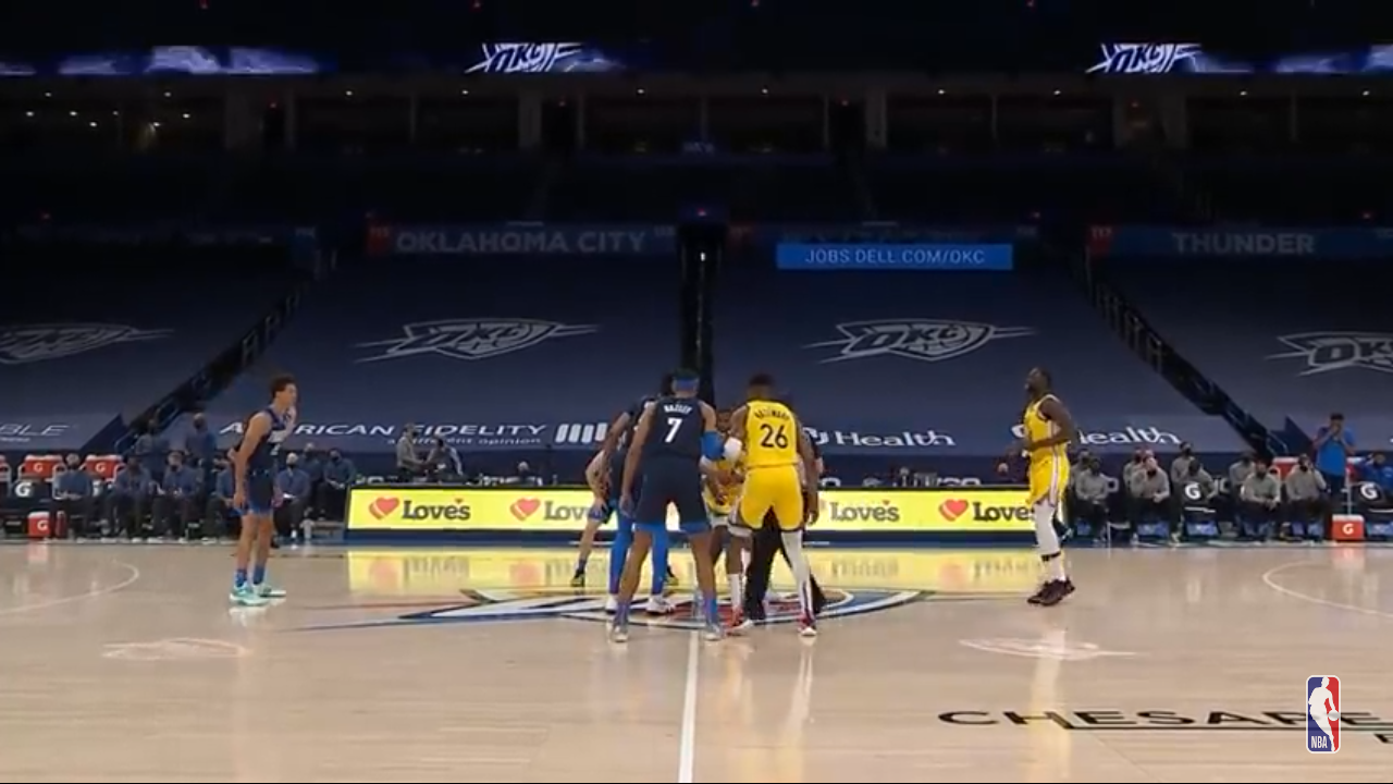 WARRIORS @ THUNDER GAME HIGHLIGHTS