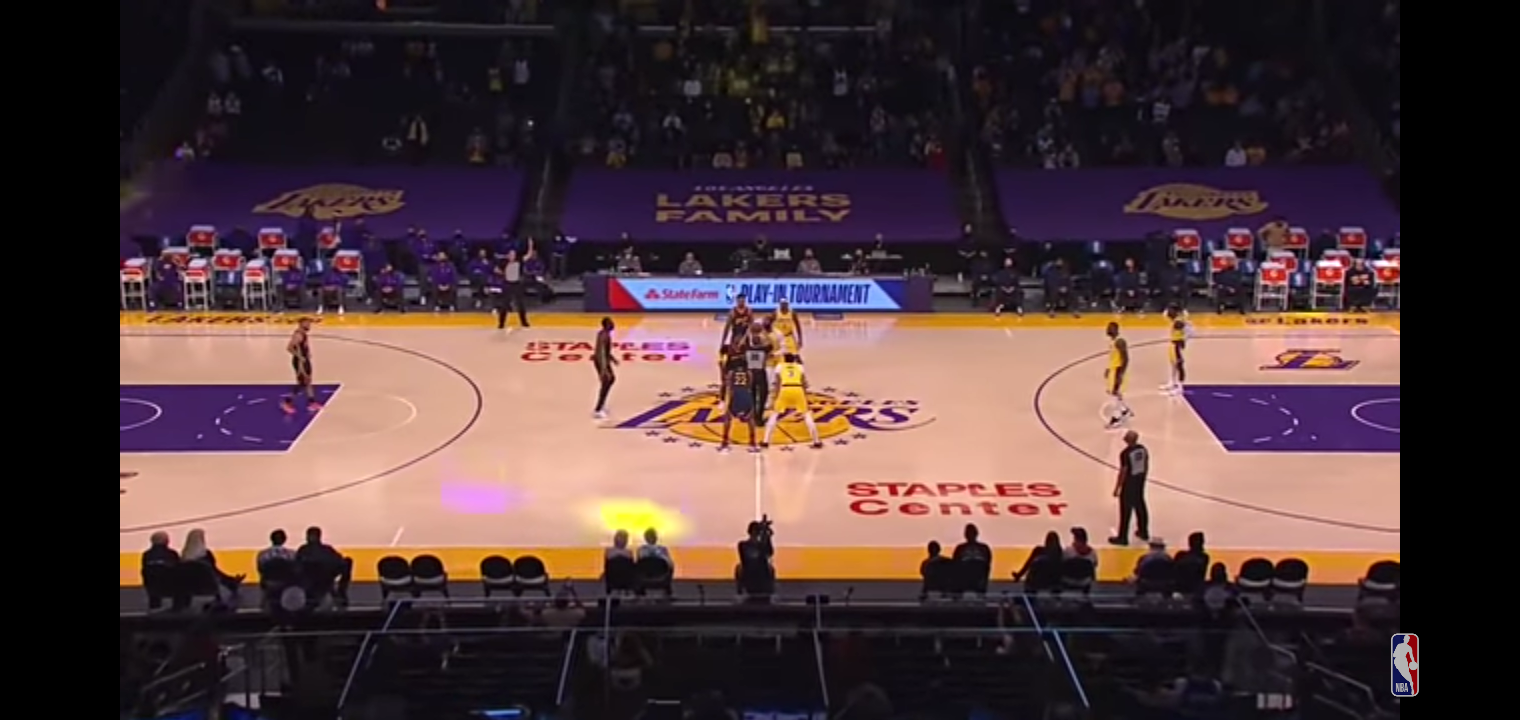 WARRIORS @ LAKERS NBA PLAY-IN HIGHLIGHTS