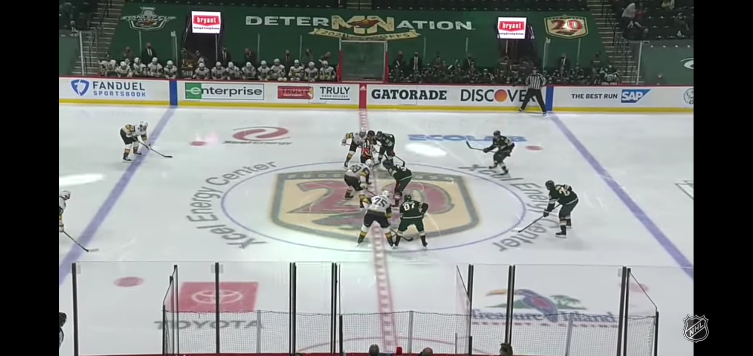 First Round, Gm3 Golden Knights @ Wild NHL Highlights