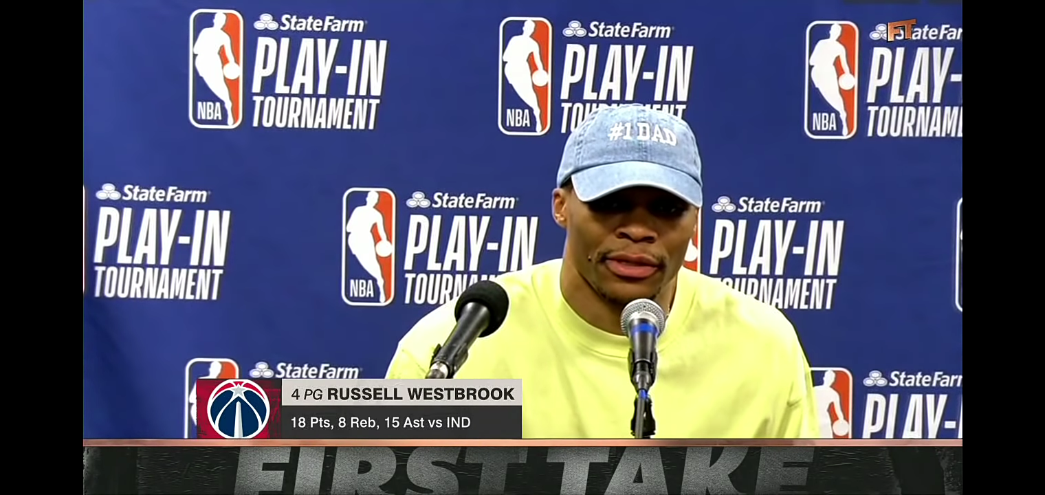 ‘Is this a trick question?’ – Stephen A. reacts to Russell Westbrook, Wizards clinching the 8th seed