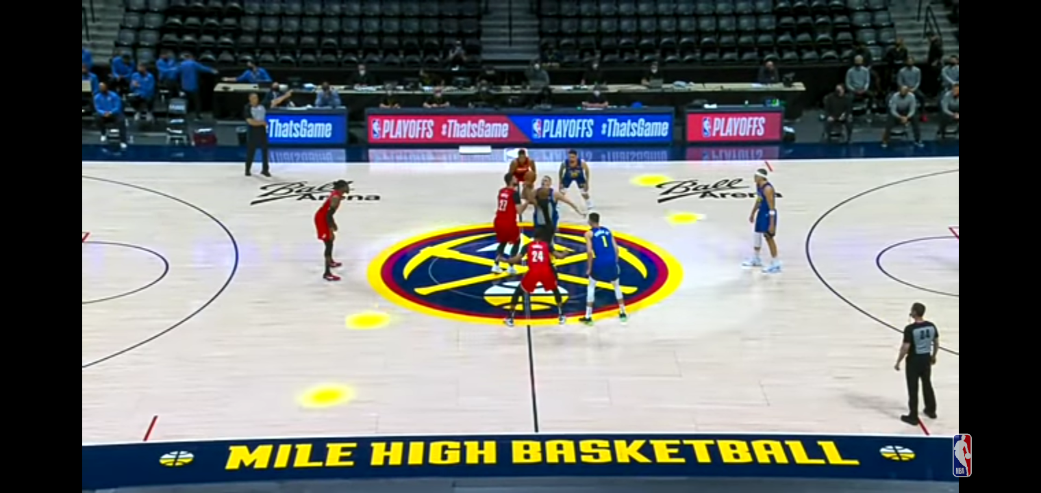 TRAIL BLAZERS @ NUGGETS GM1 NBA PLATOFFS HIGHLIGHTS