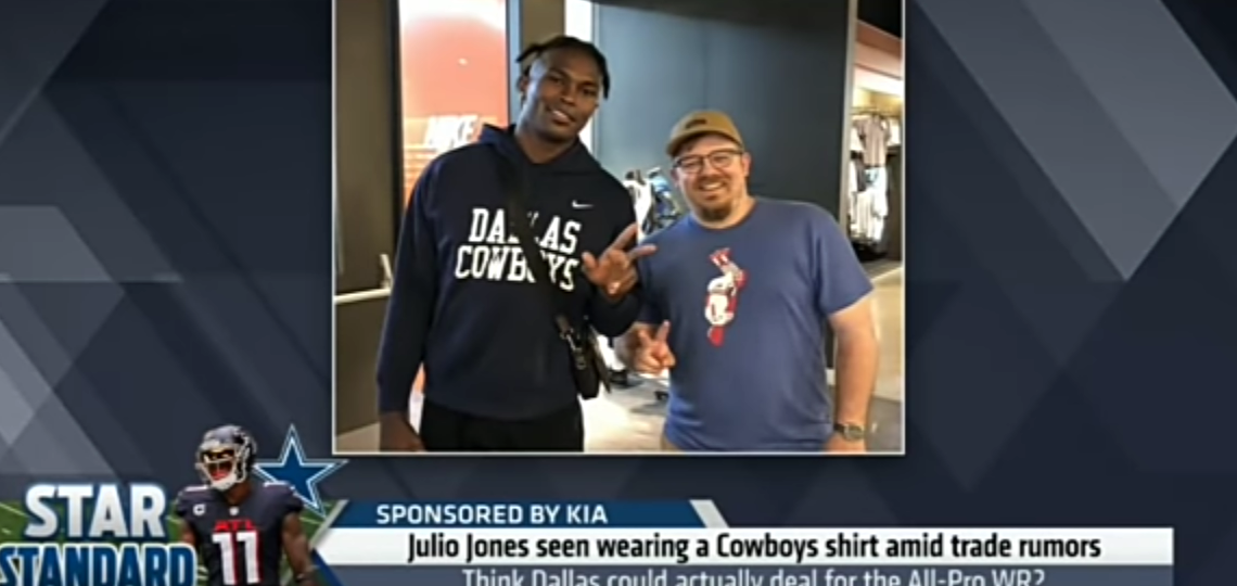 UNDISPUTED – Shannon calls to Julio Jones and ask him about Cowboys trade rumors